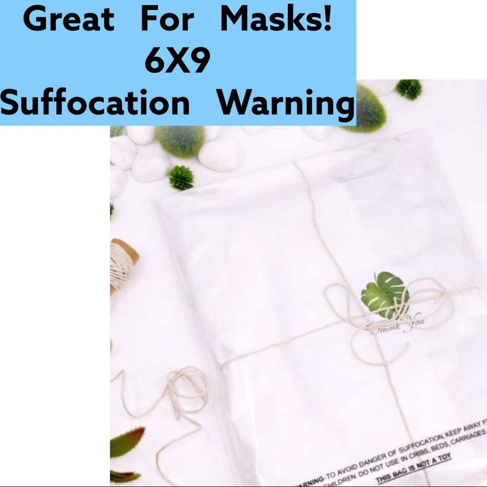 50 6X9 Clear Suffocation Warning Bags Home Office - Picture 2 of 5